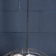 VINTAGE 20thC GERMAN METAL & PAPER FLOOR LAMP BY INGO MAURER c.1990