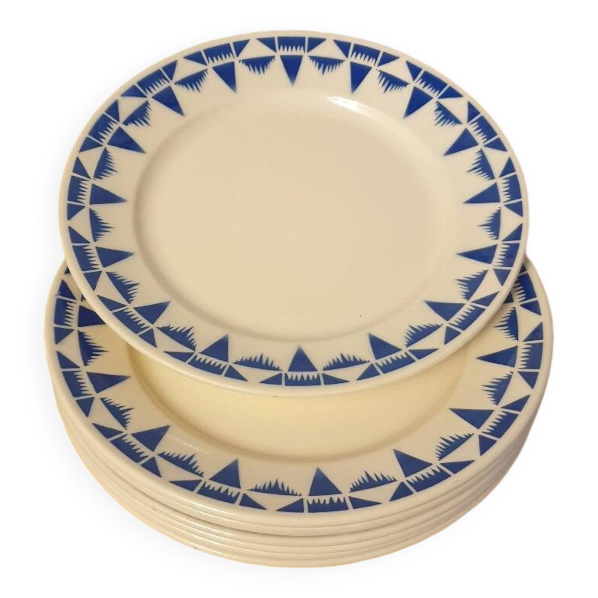 Six Gaston de Badonviller plates