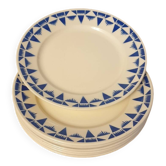 Six Gaston de Badonviller plates