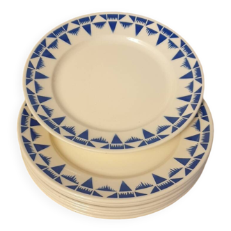 Six Gaston de Badonviller plates