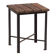 Vintage industrial stool made of pine wood and iron – Central Europe, circa 1950