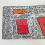 SET OF 2 VINTAGE PANELS FORMING A MURAL 1960 CLOUTIER BROTHERS ROBERT & JEAN 60S