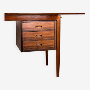 Danish rosewood desk with extension and floating box, model 0S 51 by Arne Vodder 1960.