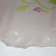 Pink glass suspension tulip shape / vintage