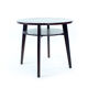 Round Black Coffee Table, Czechoslovakia 1960s