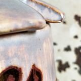 Pot en céramique de Marie-Christine Treinen Vallauris années 50