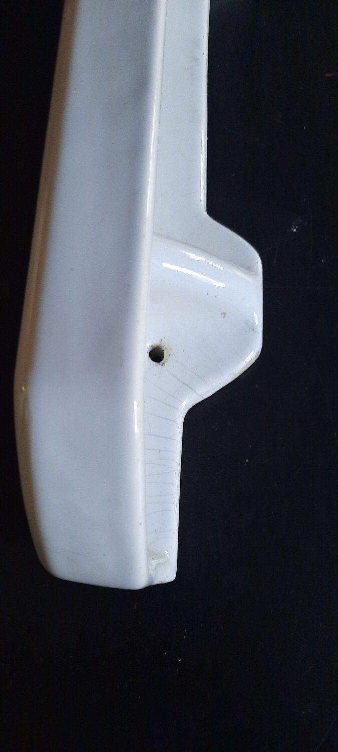 Porcelain bathroom shelf