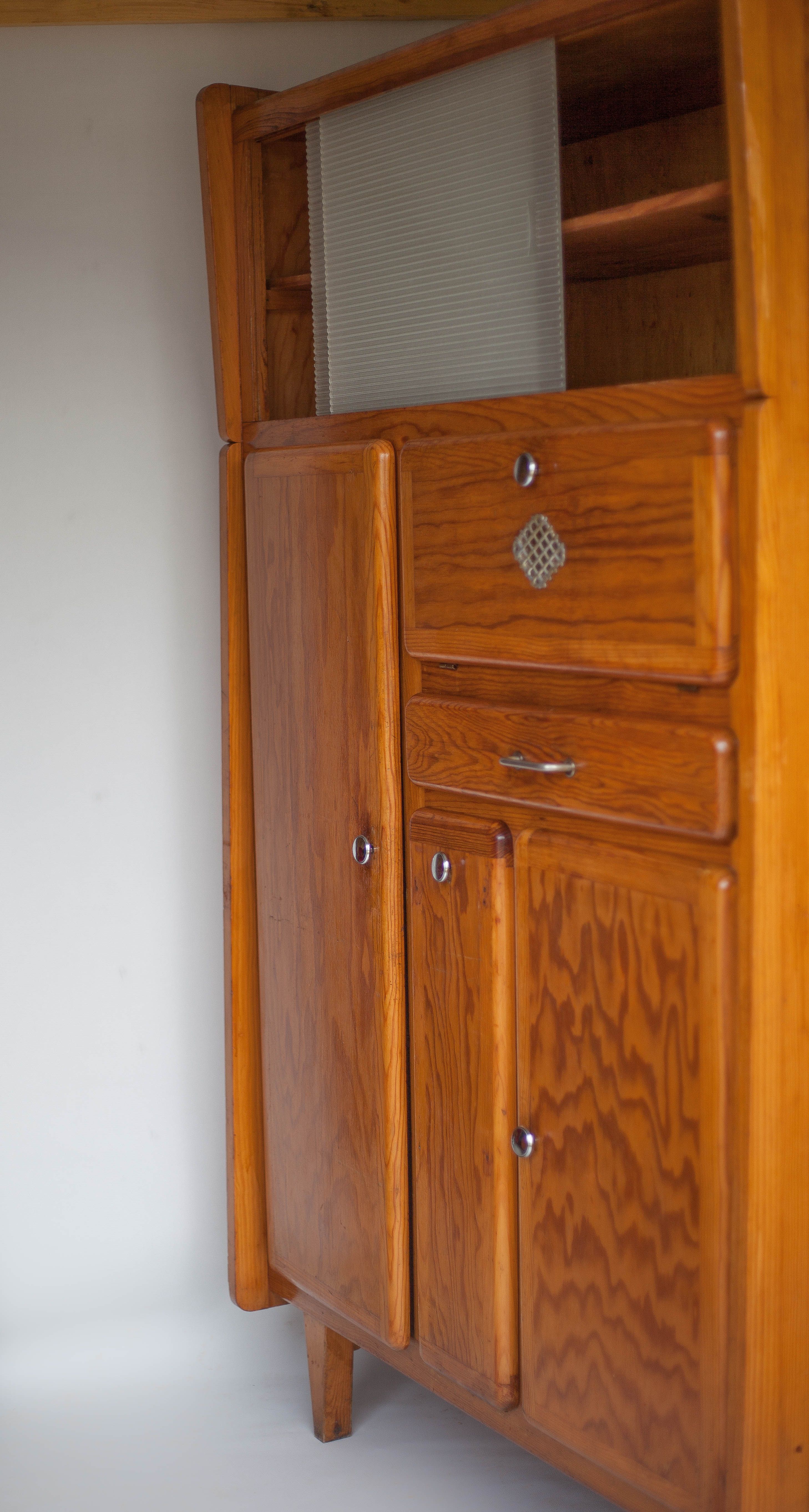 Vintage wood storage cabinet, mado furniture 50