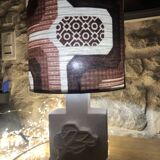 Blackcurrant stone lamp
