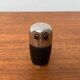 Set of 5 metal shot glasses in German owl style from the mid-century, 1960s.
