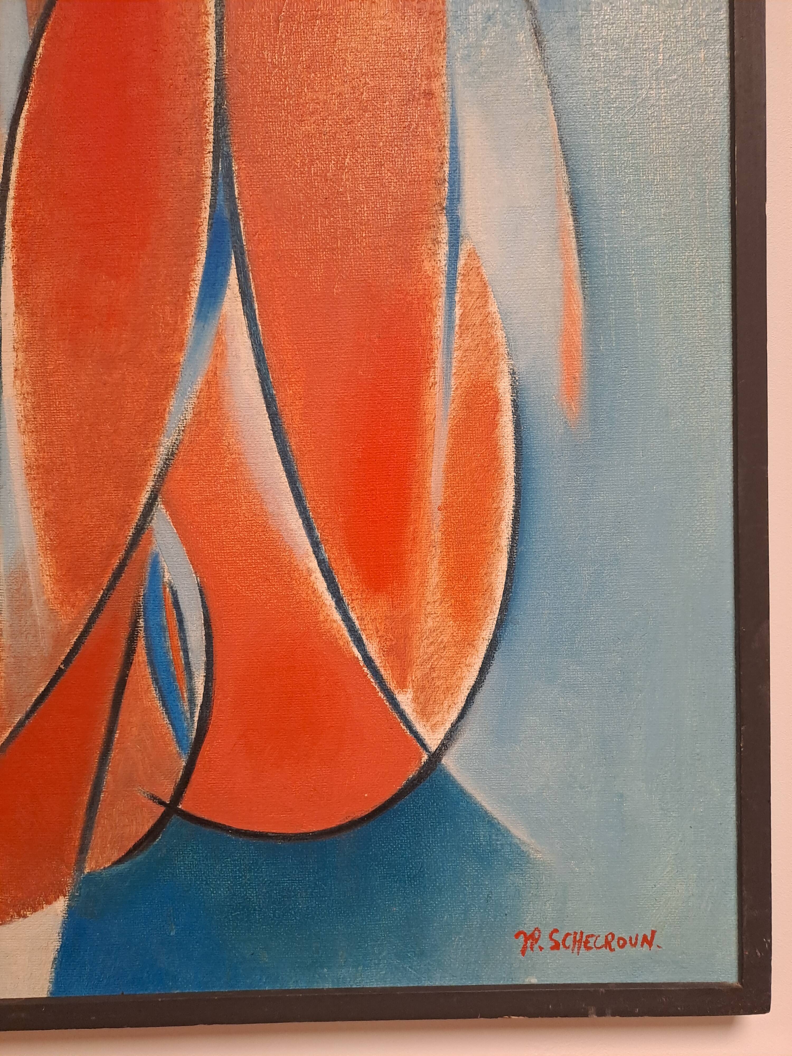 Abstract composition by Jean-Pierre Schecroun