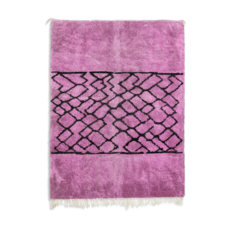 Tapis marocain moderne rose 180x240cm