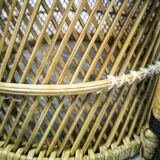 Buri palm armchair
