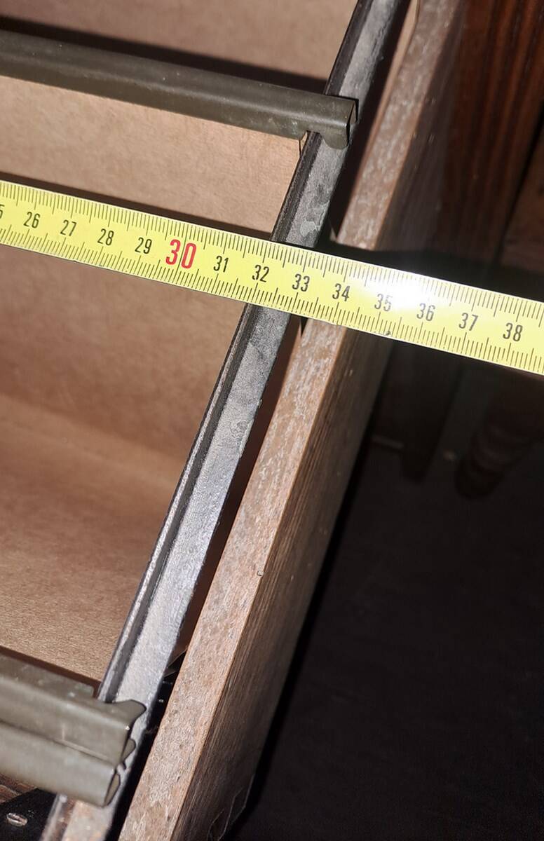 Art Deco 3-drawer filing cabinet