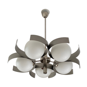 Lustre « spoutnik » 1970, 5 globes