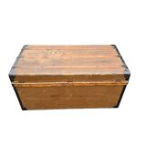 Old travel trunk