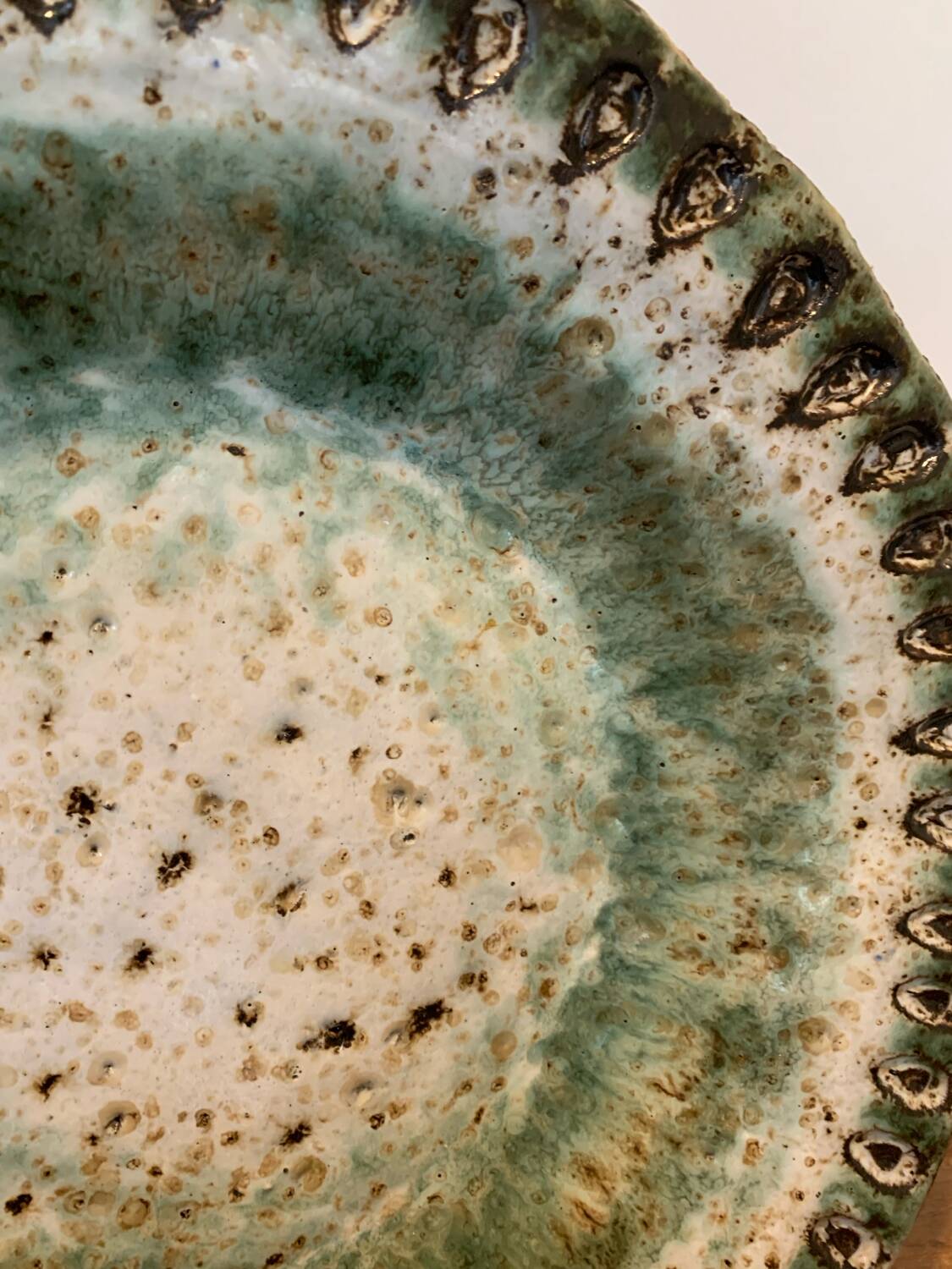 Plat Albert Thiry Vallauris Céramique Circa 1950