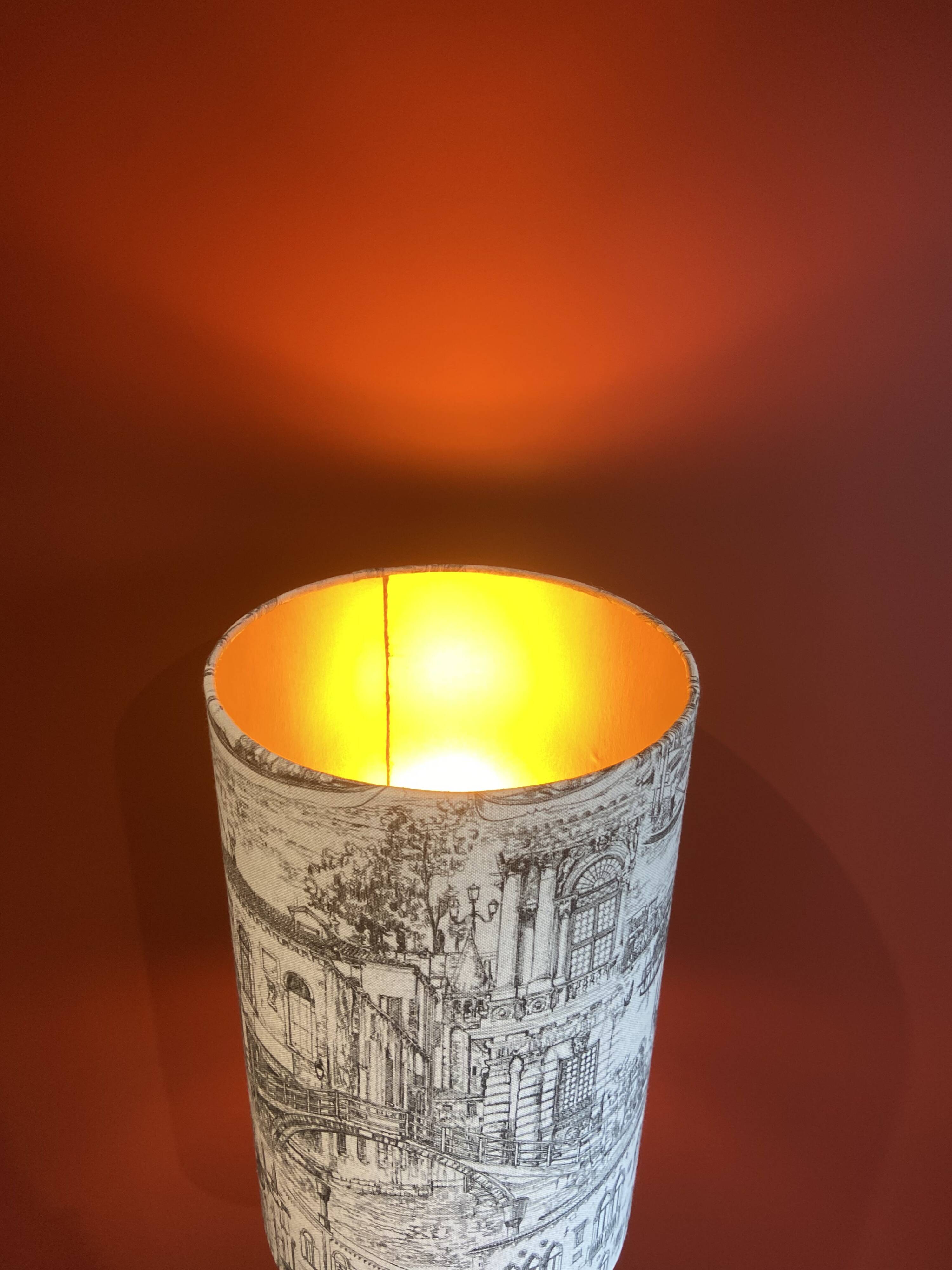 Table lamp "German Magdeburg Shell Socket" World War I, from