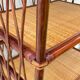 Vintage bamboo and rattan shelf