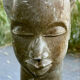 Large african sculpture in steatite stone signed lewanga – art