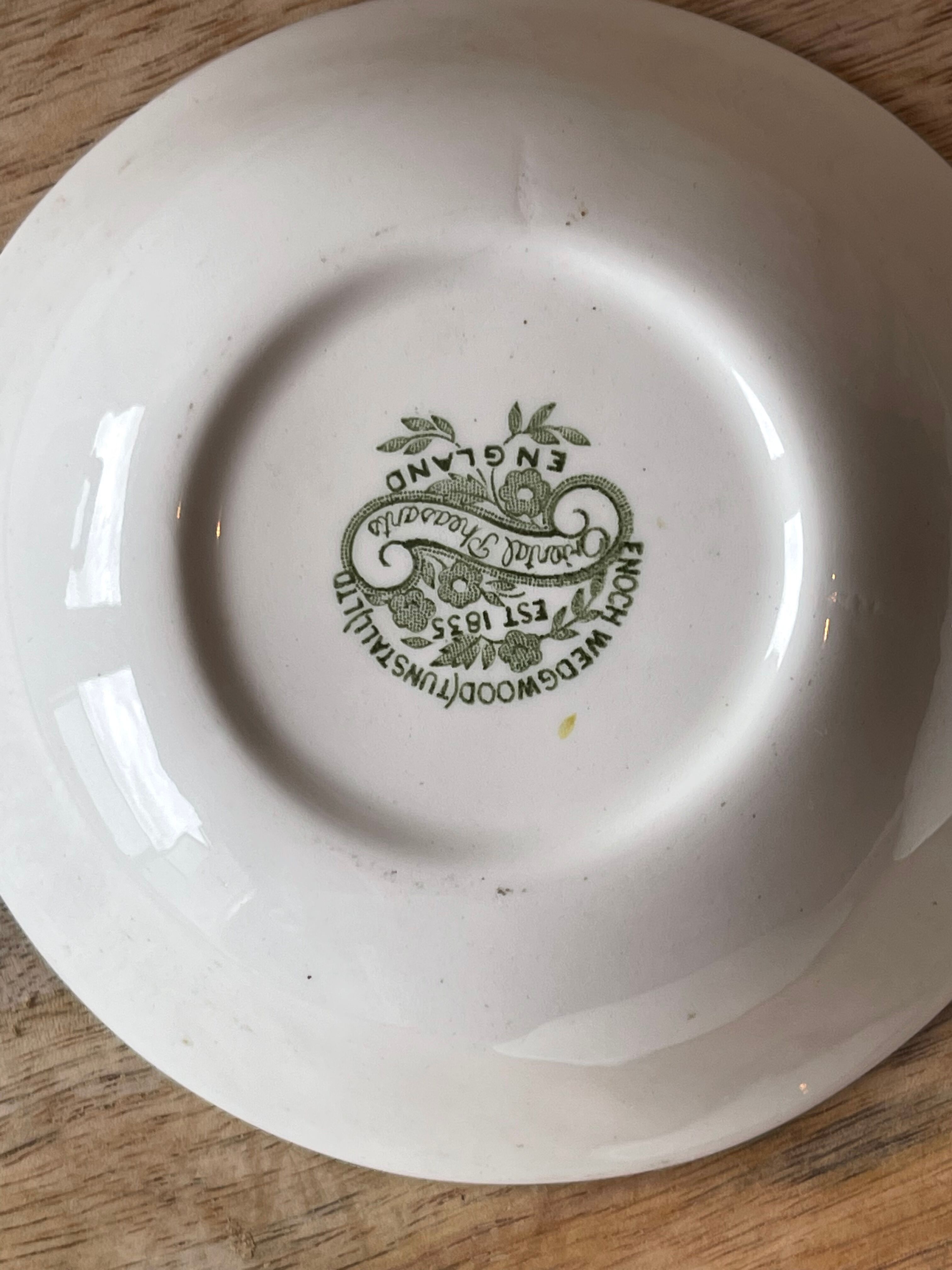 Bols vintage Enoch Wedgwood Tunstall Oriental Pheasants anglais