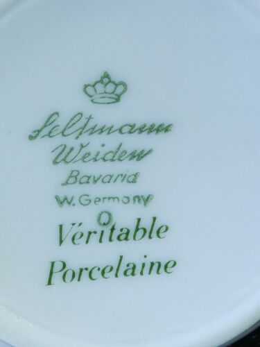 Service a café vintage tete a tete en porcelaine Seltmann weiden