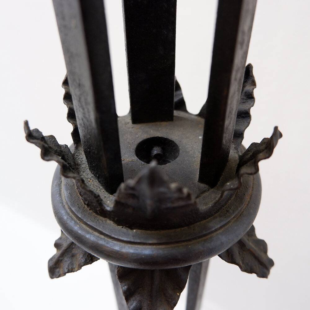 Grand Italian chandelier in wrought iron - 19th century