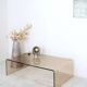 table basse plexiglas fumé Design années 1970