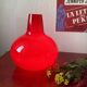 Vintage table lamp in red glass – SCE, France