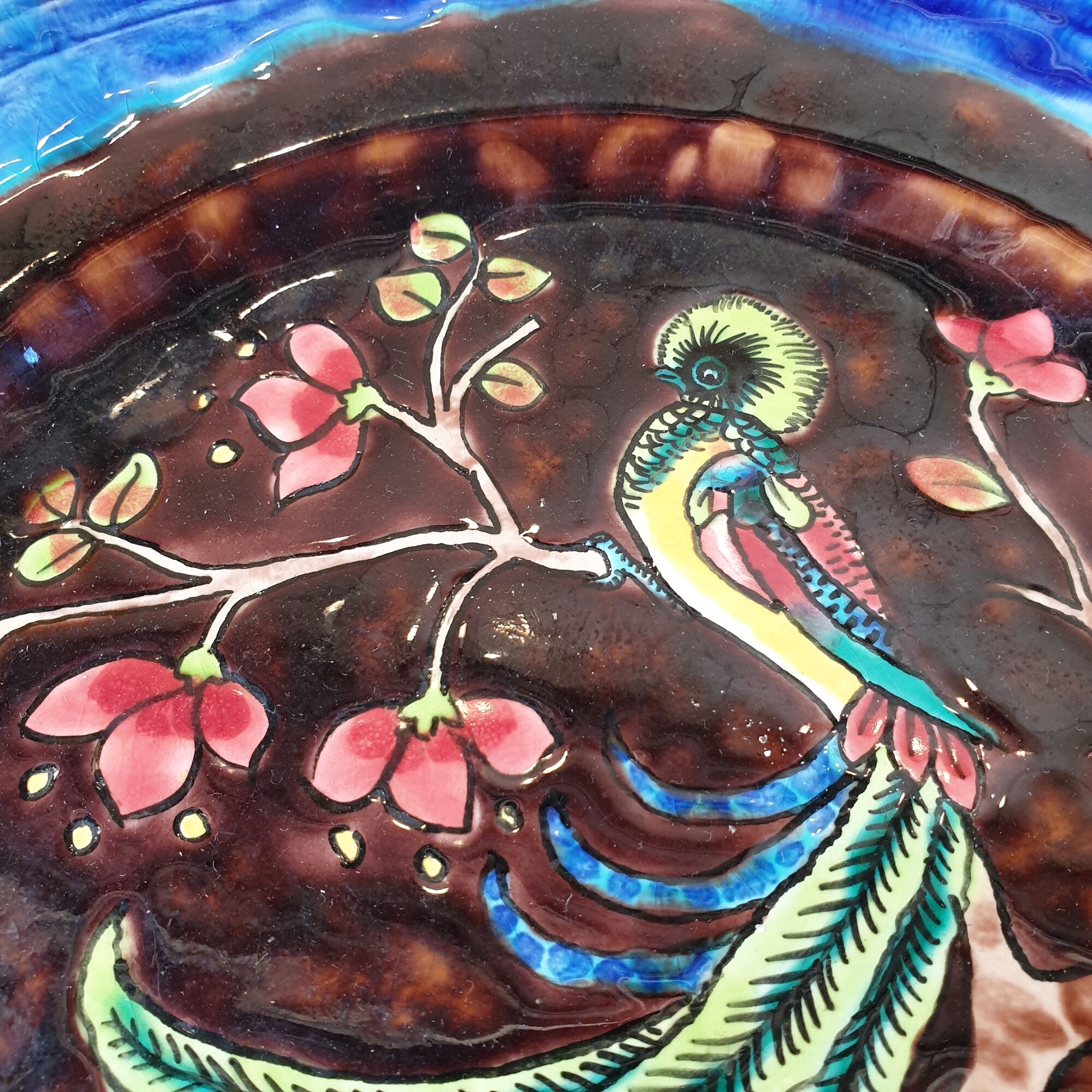 Assiette Emile Rocher faience Saint-Renan 1960 | Selency