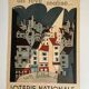 Vintage poster, a national lottery ticket, dated 1941