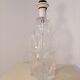3 face molded glass lamp Sweden 1960