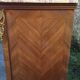 Louis XV marquetry library display case with 2 doors stamped Maurice Rinck