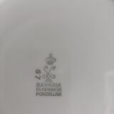 Lot tasse & sous tasse, plat dessert Bavaria Elfenbein Porzellan occasion
