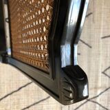 Set of 6 Roche Bobois folding chairs cannage dining room