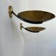 Pair of vintage brass wall lights, France 1970