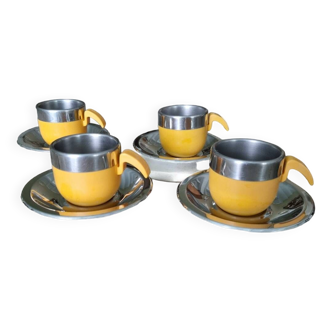 Lot de 4 tasses à café