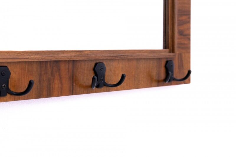 Art Deco style wardrobe with mirror, 1940s, Poland.