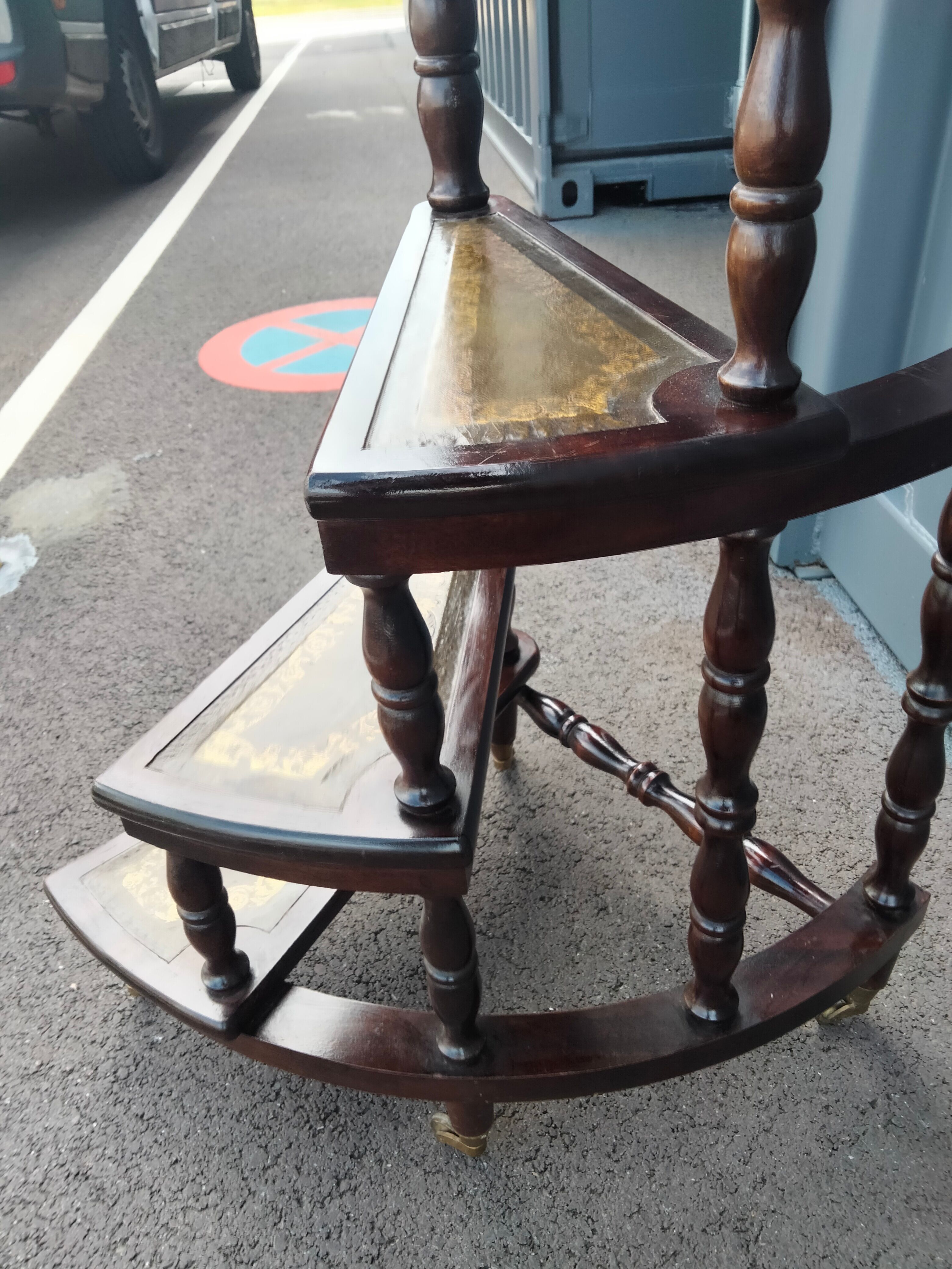 Vintage antique library staircase xxeme