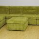Mid-century corduroy modular sofa, 1970s