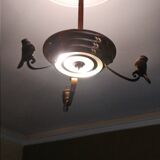 Small art deco “birds” copper chandelier.