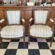 Pair of Louis XVI era convertible armchairs
