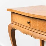 Pair of vintage wooden bedside tables from the 1950s modernism