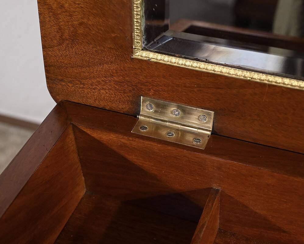 Small Living Room Table in Rosewood and Amboyna Burl, Louis XVI style, Napoleon III period – Mili