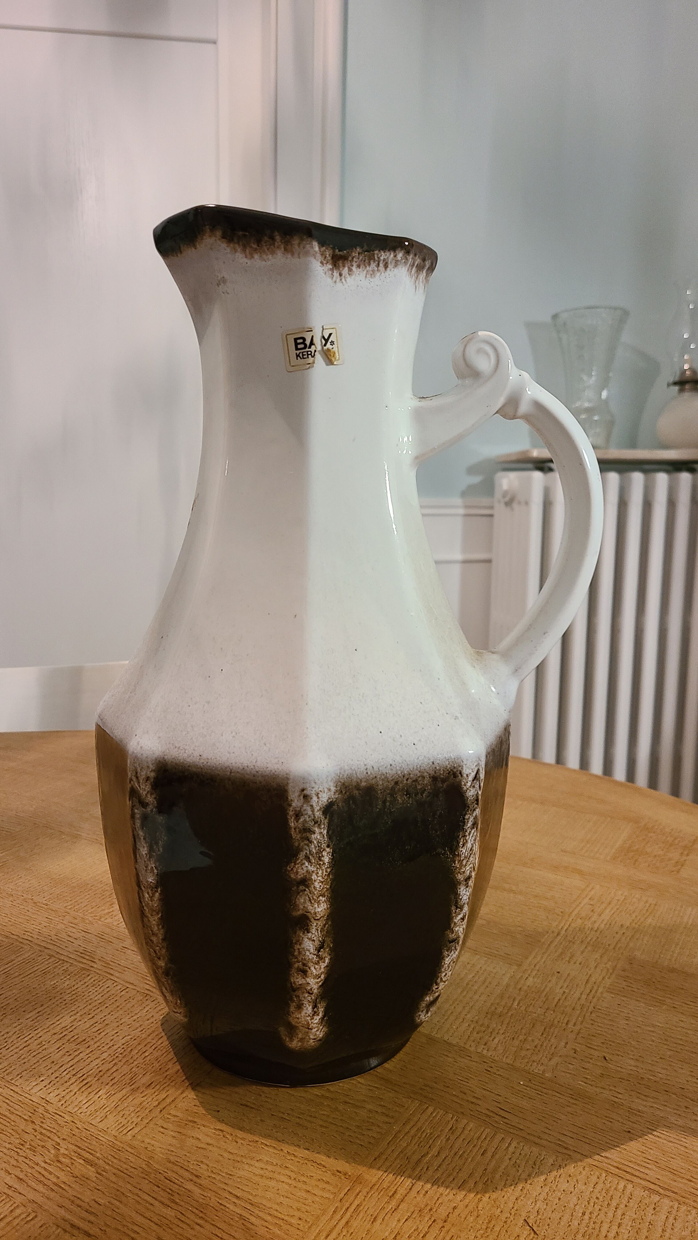 Handle vase by Bay Keramik vintage