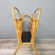 60s magazine holders in rattan and black formica