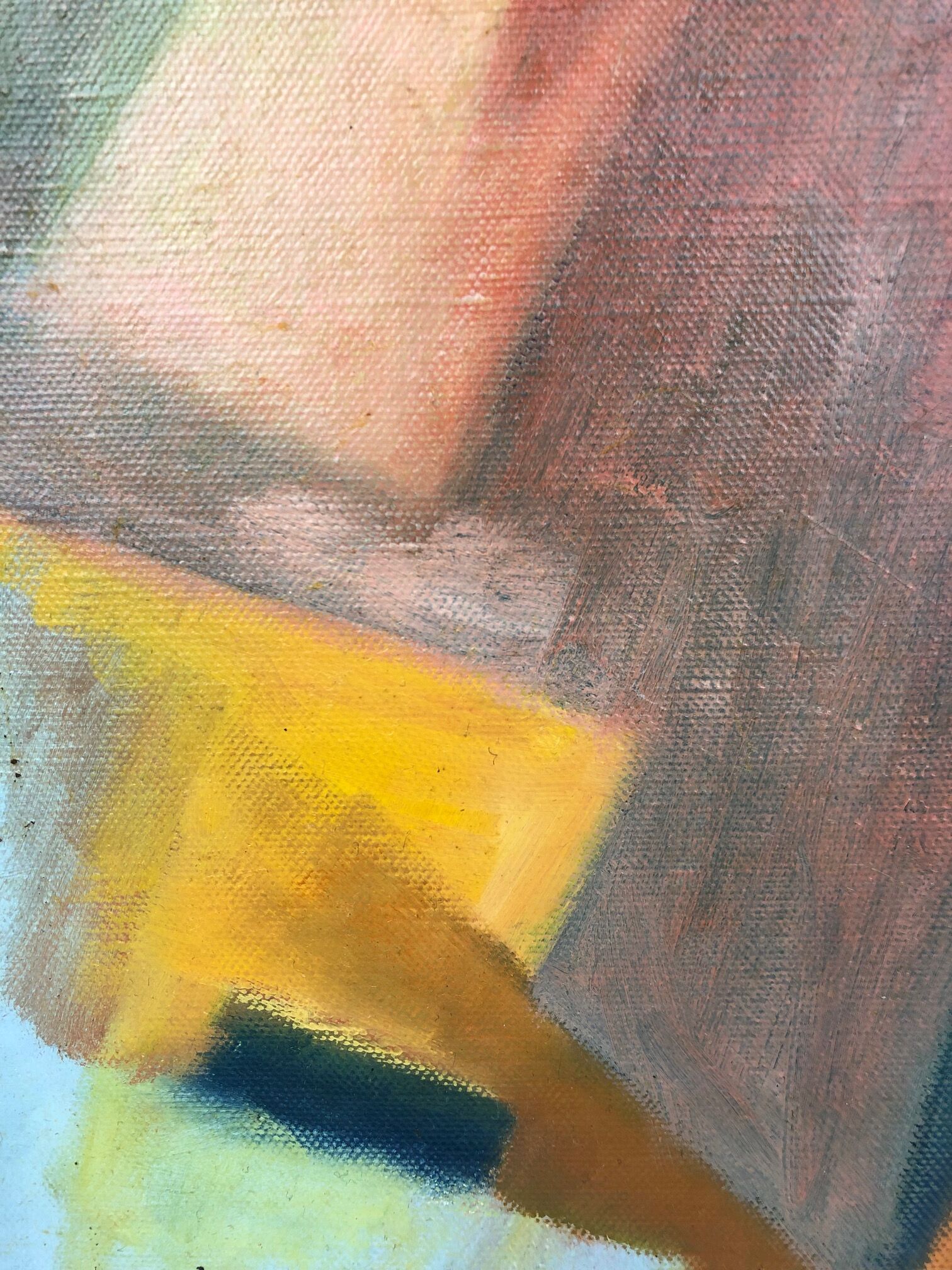 Peinture abstraite vintage