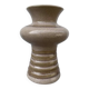 Vintage 1970s beige ceramic organic vase