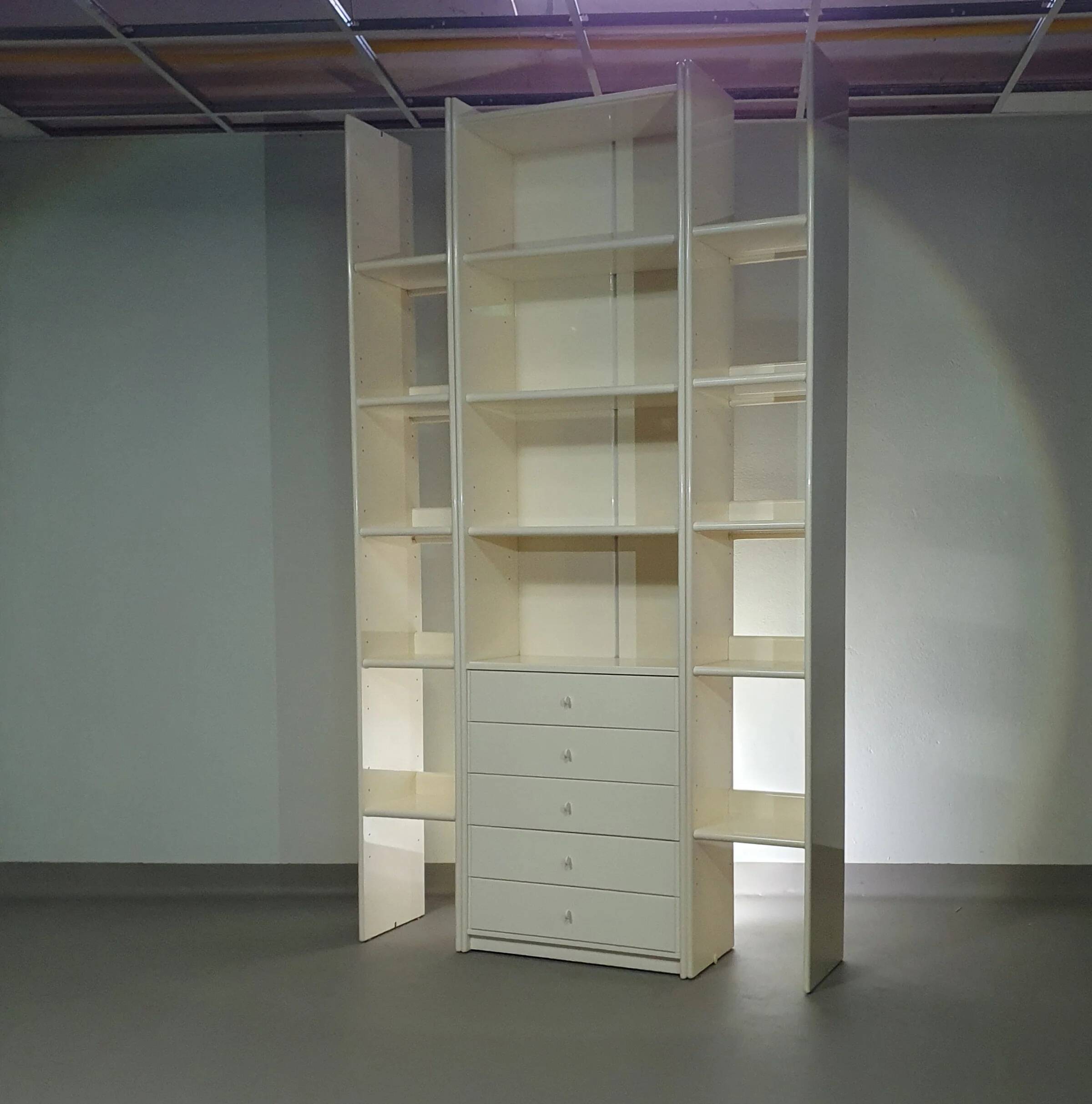 Italian "Olinto" bookcase / room divider by Kazuhide Takahama for B&B