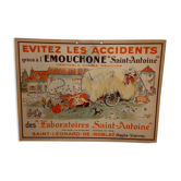 Old advertising poster
